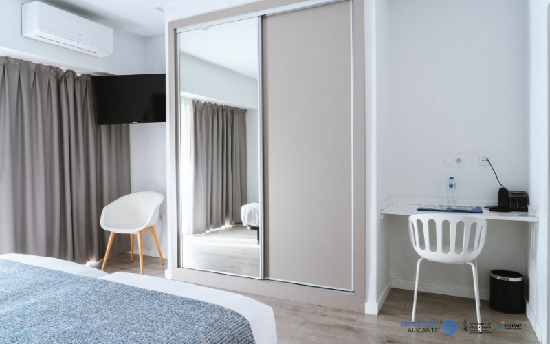 habitación doble - estudiotel - silla
